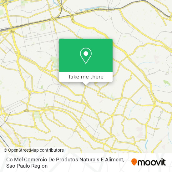 Co Mel Comercio De Produtos Naturais E Aliment map