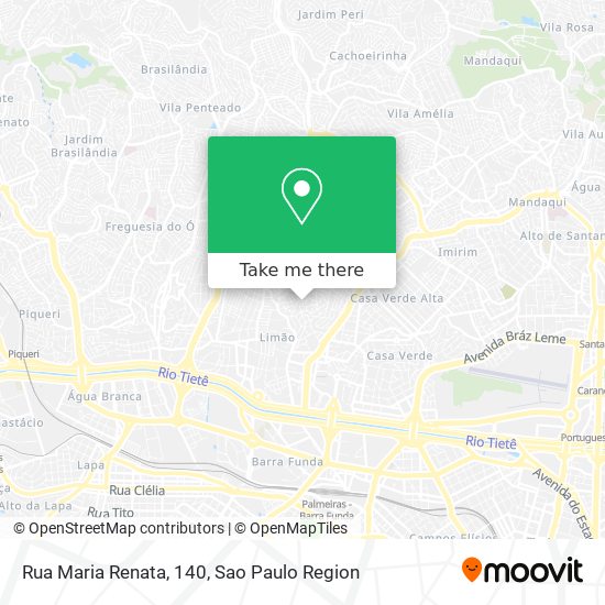 Mapa Rua Maria Renata, 140
