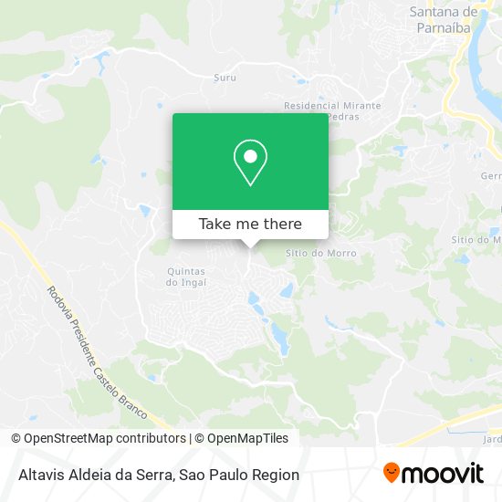 Altavis Aldeia da Serra map