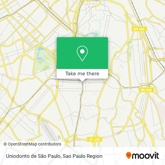 Uniodonto de São Paulo map