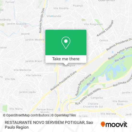 RESTAURANTE NOVO SERVBEM POTIGUAR map