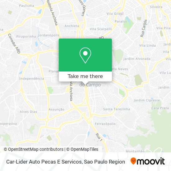 Car-Lider Auto Pecas E Servicos map