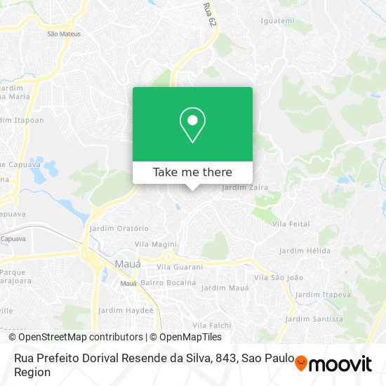 Rua Prefeito Dorival Resende da Silva, 843 map