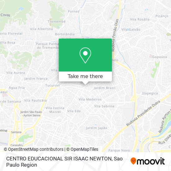 Mapa CENTRO EDUCACIONAL SIR ISAAC NEWTON