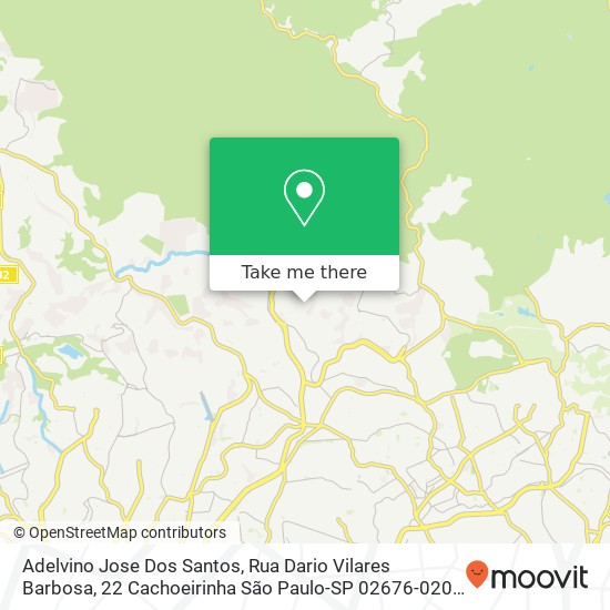 Adelvino Jose Dos Santos, Rua Dario Vilares Barbosa, 22 Cachoeirinha São Paulo-SP 02676-020 map