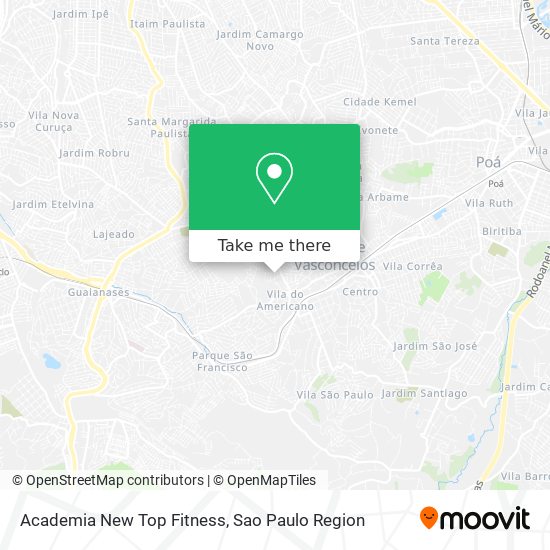 Academia New Top Fitness map