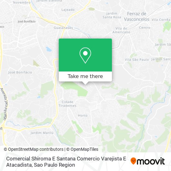 Mapa Comercial Shiroma E Santana Comercio Varejista E Atacadista