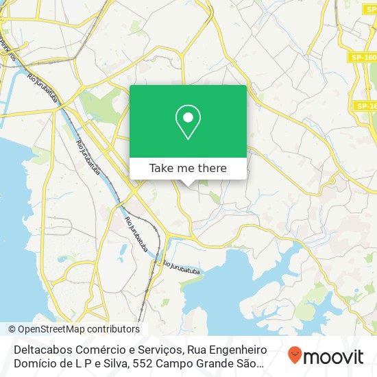 Deltacabos Comércio e Serviços, Rua Engenheiro Domício de L P e Silva, 552 Campo Grande São Paulo-SP 04455-310 map