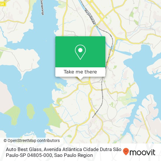 Auto Best Glass, Avenida Atlântica Cidade Dutra São Paulo-SP 04805-000 map