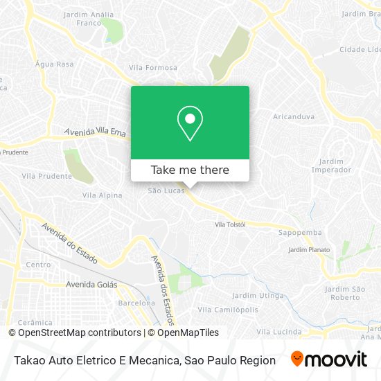 Takao Auto Eletrico E Mecanica map