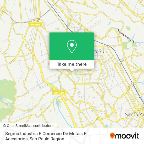 Segma Industria E Comercio De Metais E Acessorios map