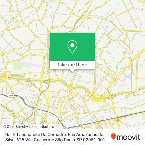 Bar E Lanchonete Da Comadre, Rua Amazonas da Silva, 625 Vila Guilherme São Paulo-SP 02051-001 map