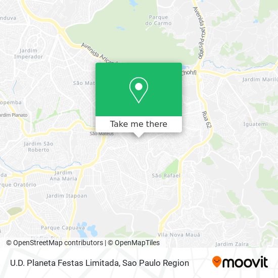 U.D. Planeta Festas Limitada map