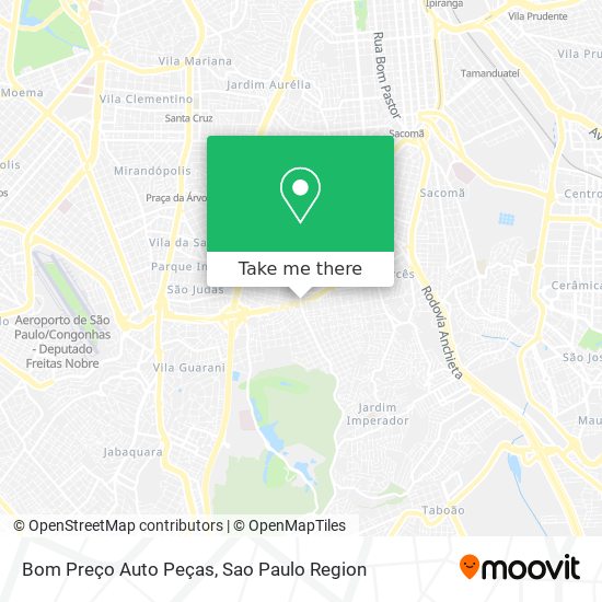 Bom Preço Auto Peças map