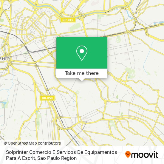 Mapa Solprinter Comercio E Servicos De Equipamentos Para A Escrit