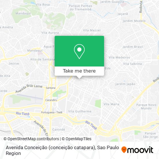 Avenida Conceição (conceição catapara) map