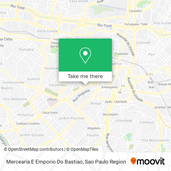 Mercearia E Emporio Do Bastiao map