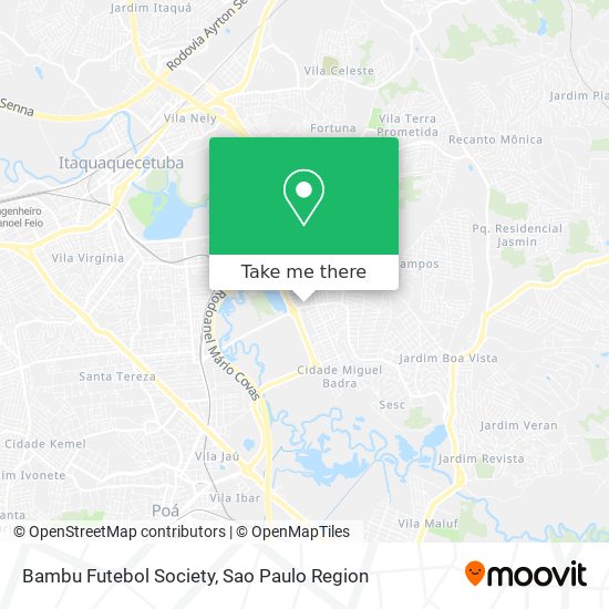 Bambu Futebol Society map