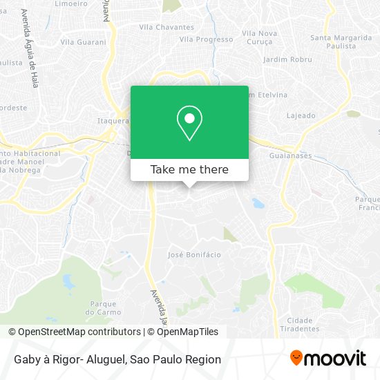 Gaby à Rigor- Aluguel map