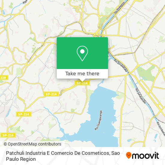 Patchuli Industria E Comercio De Cosmeticos map