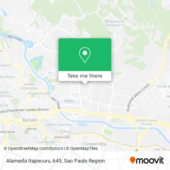 Mapa Alameda Itapecuru, 645