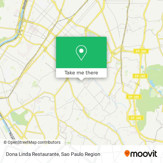 Mapa Dona Linda Restaurante