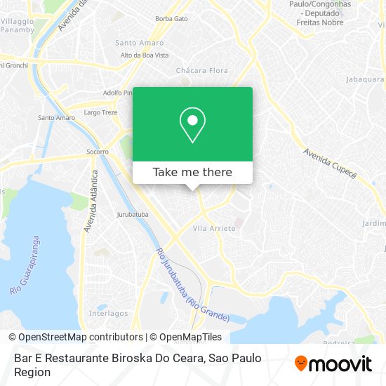 Bar E Restaurante Biroska Do Ceara map