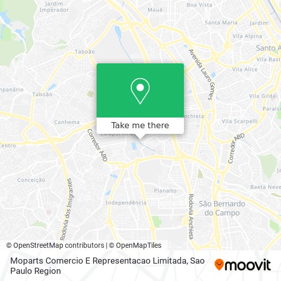 Moparts Comercio E Representacao Limitada map