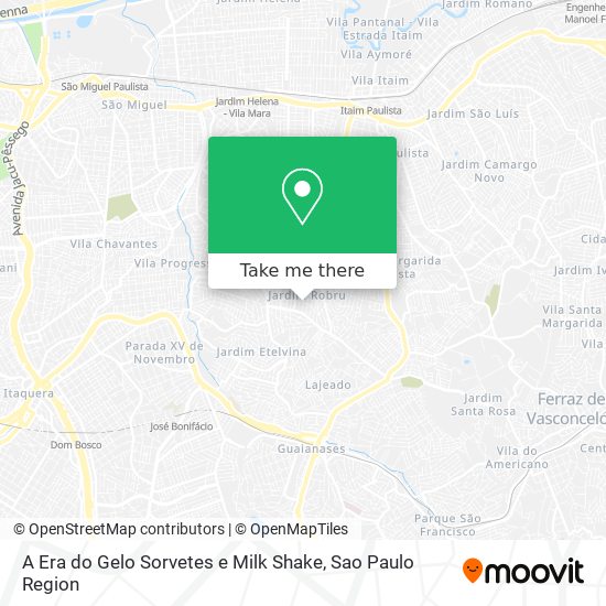 A Era do Gelo Sorvetes e Milk Shake map