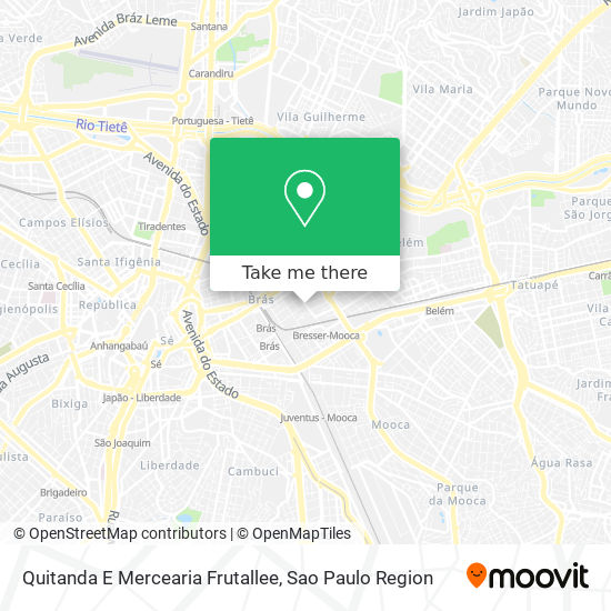 Quitanda E Mercearia Frutallee map