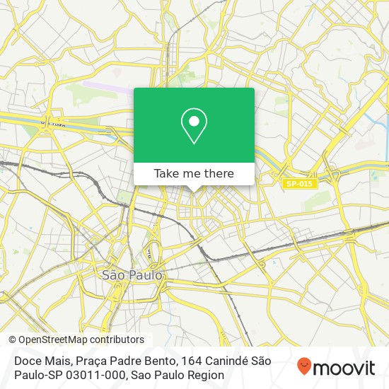 Doce Mais, Praça Padre Bento, 164 Canindé São Paulo-SP 03011-000 map