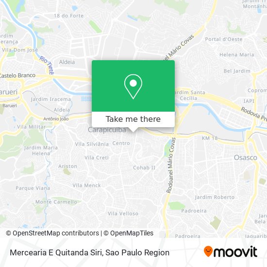 Mercearia E Quitanda Siri map