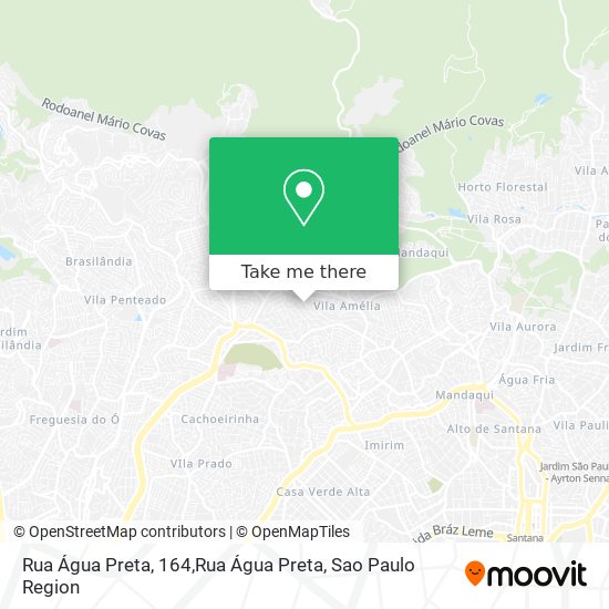 Mapa Rua Água Preta, 164,Rua Água Preta