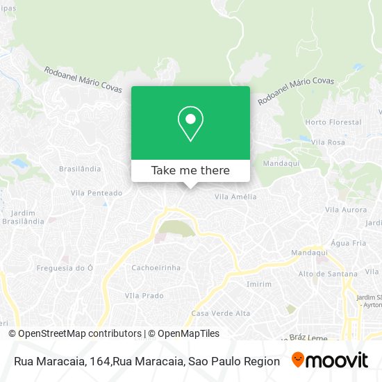 Mapa Rua Maracaia, 164,Rua Maracaia