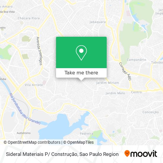 Sideral Materiais P/ Construção map