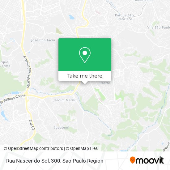 Rua Nascer do Sol, 300 map