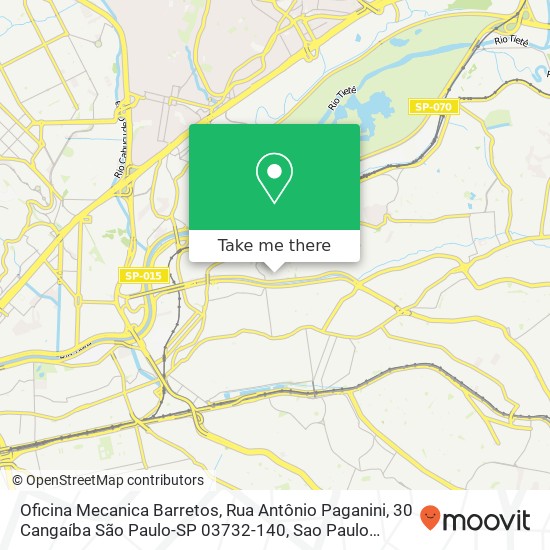Oficina Mecanica Barretos, Rua Antônio Paganini, 30 Cangaíba São Paulo-SP 03732-140 map