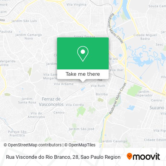 Rua Visconde do Rio Branco, 28 map