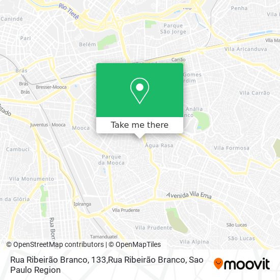 Rua Ribeirão Branco, 133,Rua Ribeirão Branco map