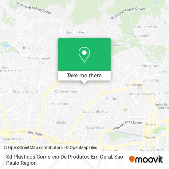 Sd Plasticos Comercio De Produtos Em Geral map