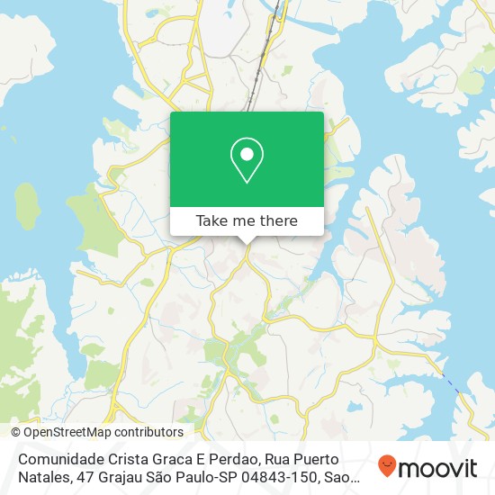 Comunidade Crista Graca E Perdao, Rua Puerto Natales, 47 Grajau São Paulo-SP 04843-150 map