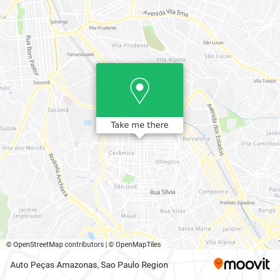 Auto Peças Amazonas map