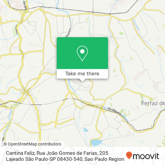 Cantina Feliz, Rua João Gomes de Farias, 205 Lajeado São Paulo-SP 08430-540 map