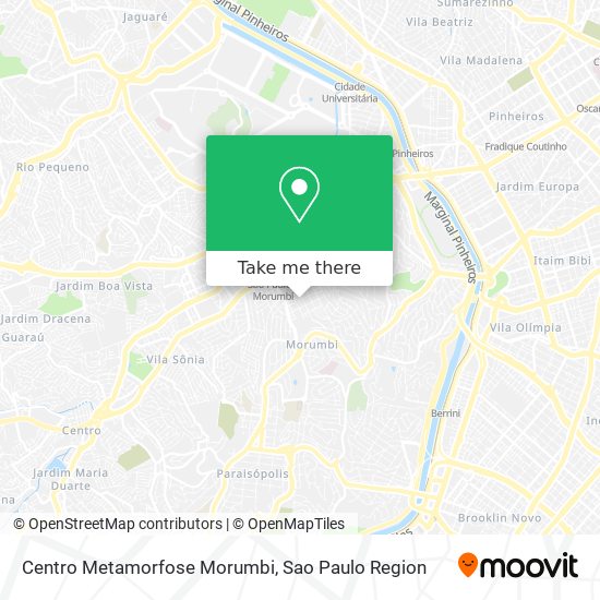 Centro Metamorfose Morumbi map