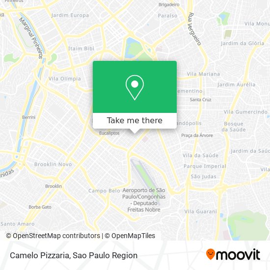 Camelo Pizzaria map