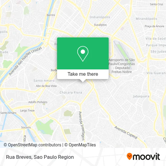 Rua Breves map