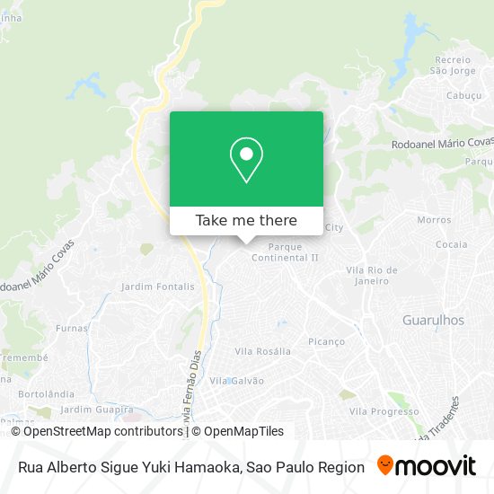 Rua Alberto Sigue Yuki Hamaoka map