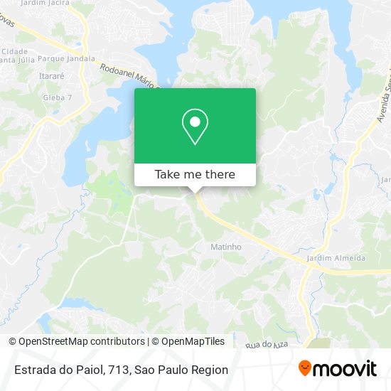 Estrada do Paiol, 713 map