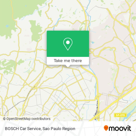 Mapa BOSCH Car Service