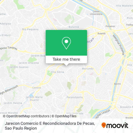 Jarecon Comercio E Recondicionadora De Pecas map